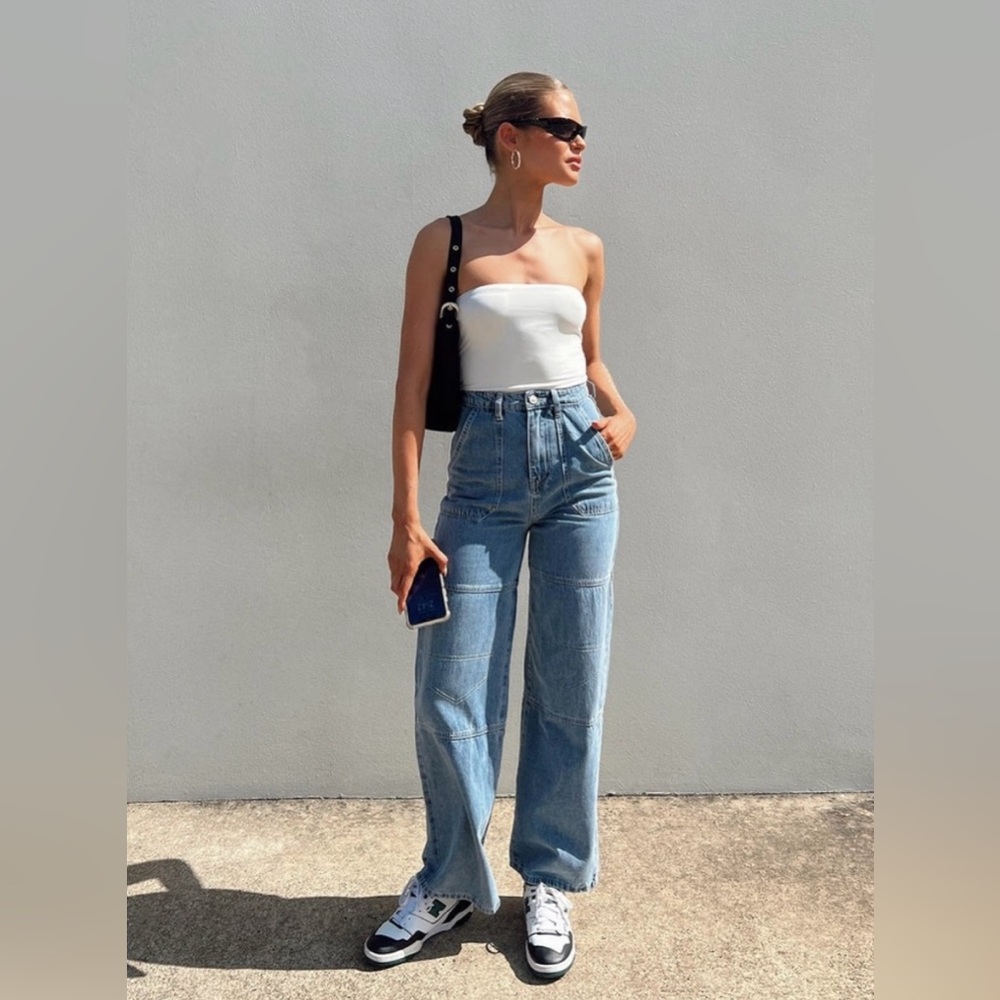 BRAND NEW Princess Polly Calcetto Wide Leg Jean